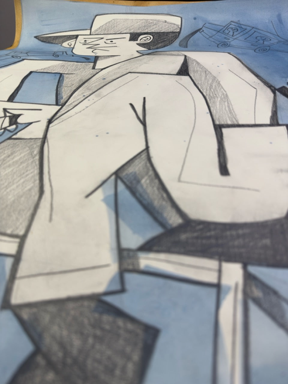 Straßenverkehr / Original / 50 x 70 cm