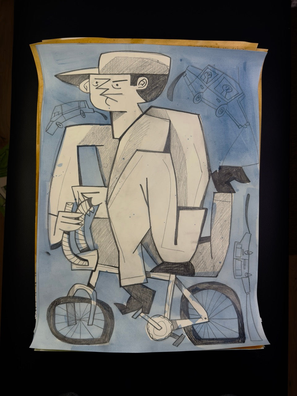 Straßenverkehr / Original / 50 x 70 cm