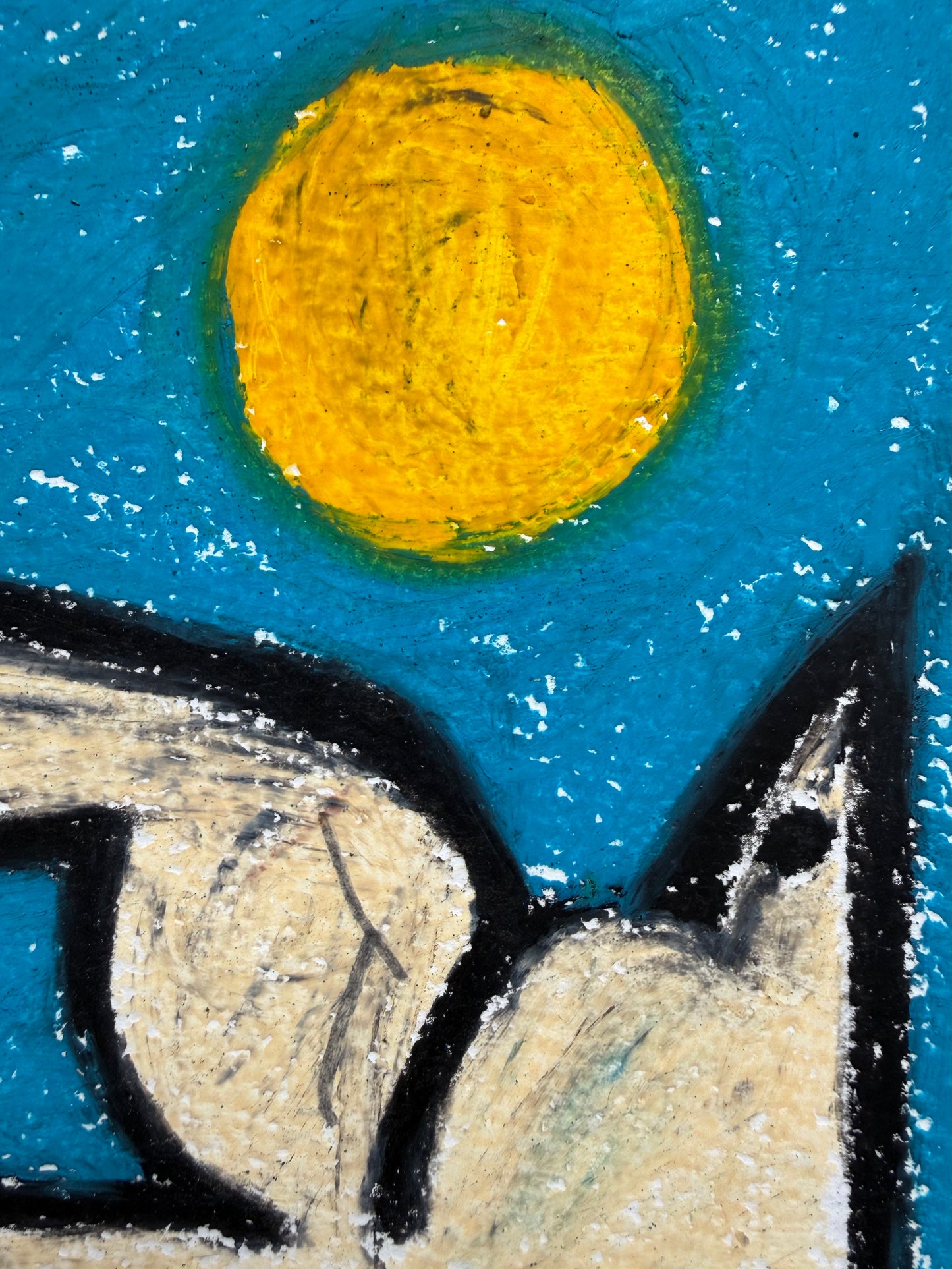 Vogelschar / Original / 56 x 42 cm