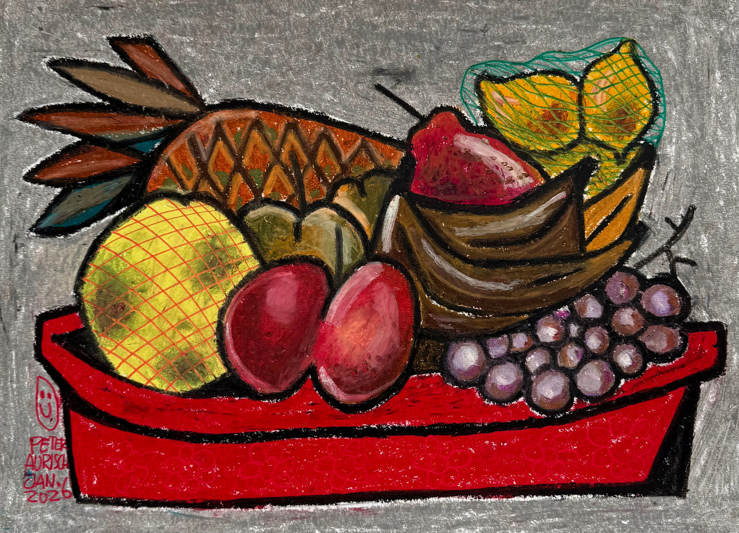 Vergessenes Obst 2 / Original / 30 x 42 cm