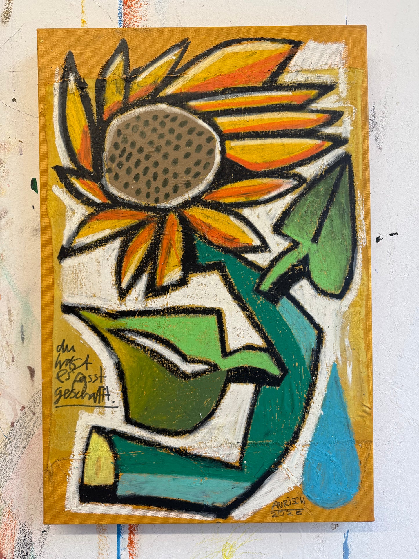 Du Hast Es Fast Geschafft / Original / 40 x 60 cm