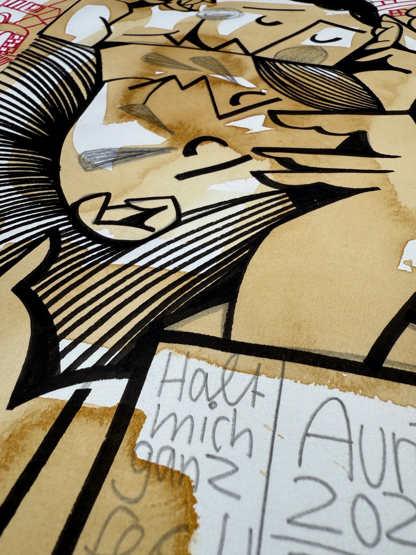 Halt Mich Ganz Fest / Original / 29,5 x 42 cm
