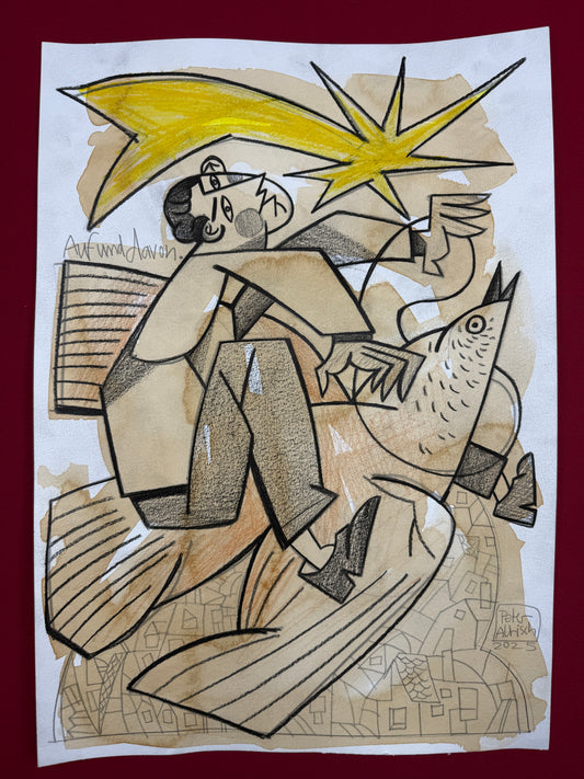 Auf Und Davon / Original / 29,5 x 42 cm