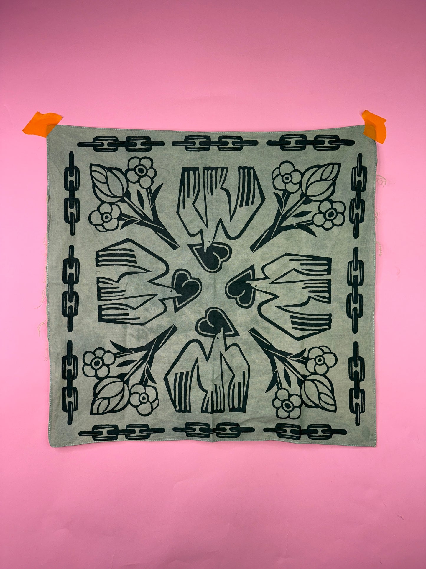 Prisoners Of Love IV / Bandanas handbedruckt